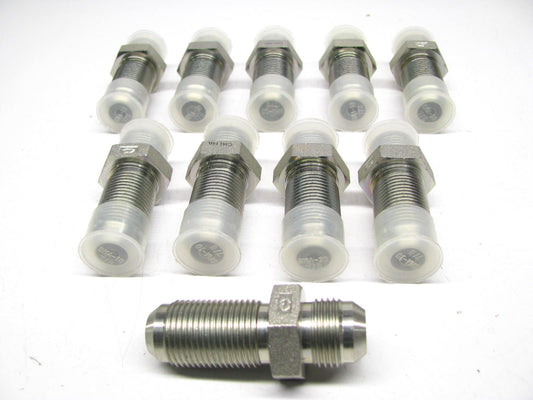 (10) NEW - OEM 2P-1282 7/8-14 Hex, 37 Degrees Flared Straight Hydraulic Fitting