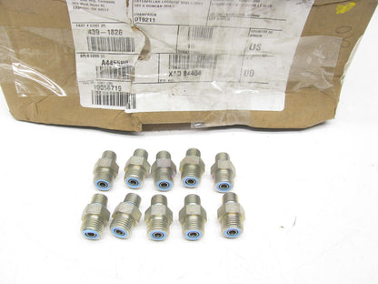 (10) 439-1826 Hydraulic Fitting CONNECTOR For CAT 325D, 950H, 962H, C7, IT62H