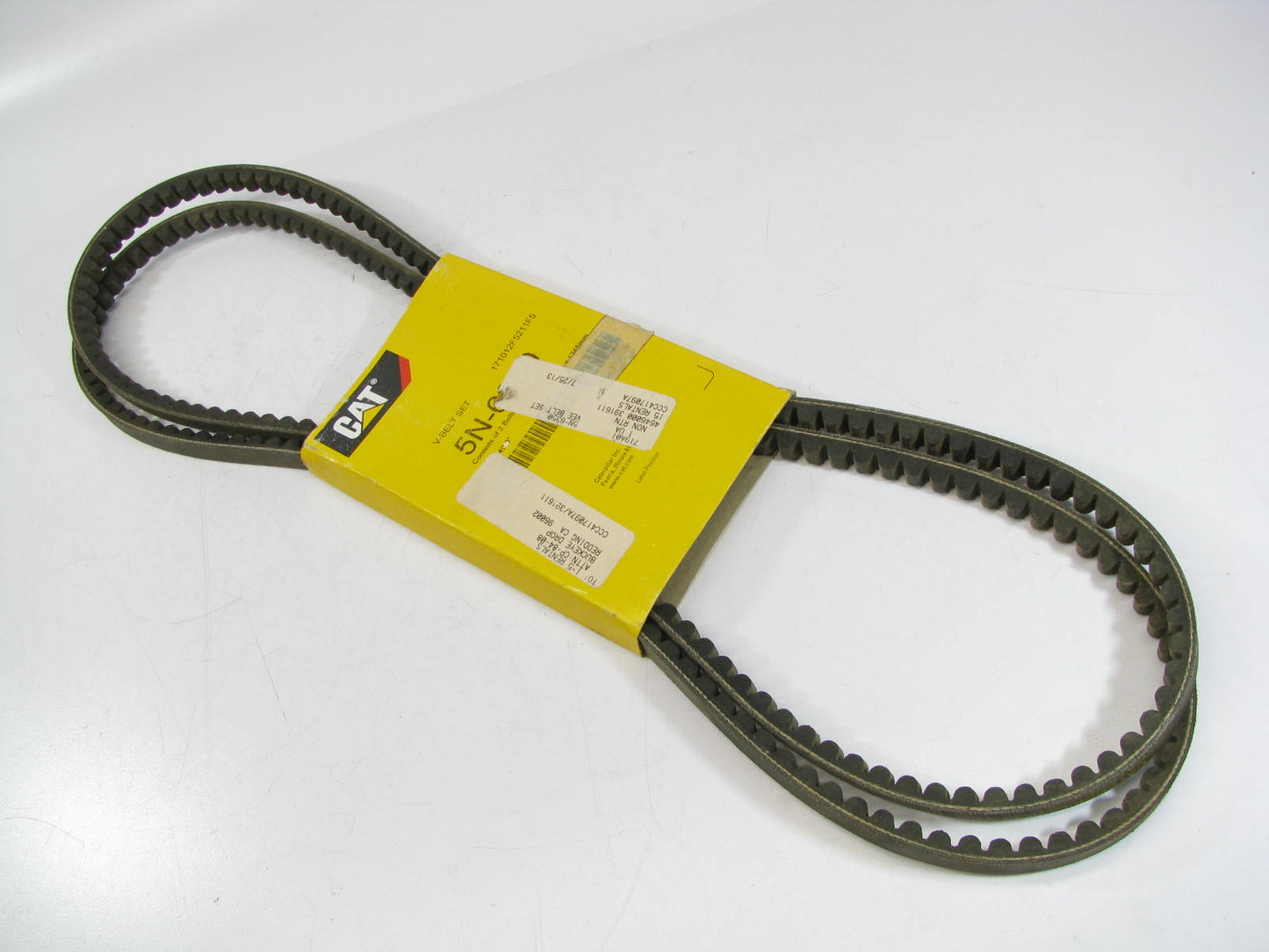 NEW - OEM 5N-6350 Accessory Drive Belt - 0.53'' X 49.125'' - 36 Degree For CAT