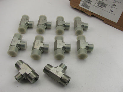 (10) 66.60mm Long Special Tee Adapter Tee Union OEM For CAT 6V-9031 793 777 785