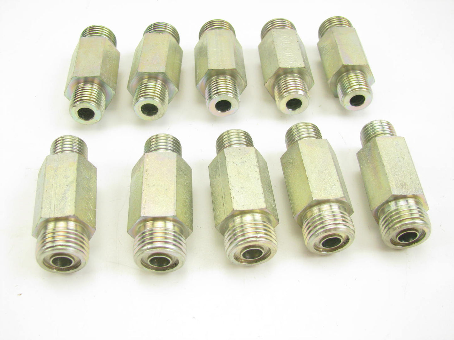 (10) NEW - OEM 8T-0075 Hydraulic Fitting Adapter, 11/16'' X 9/16'' For CAT