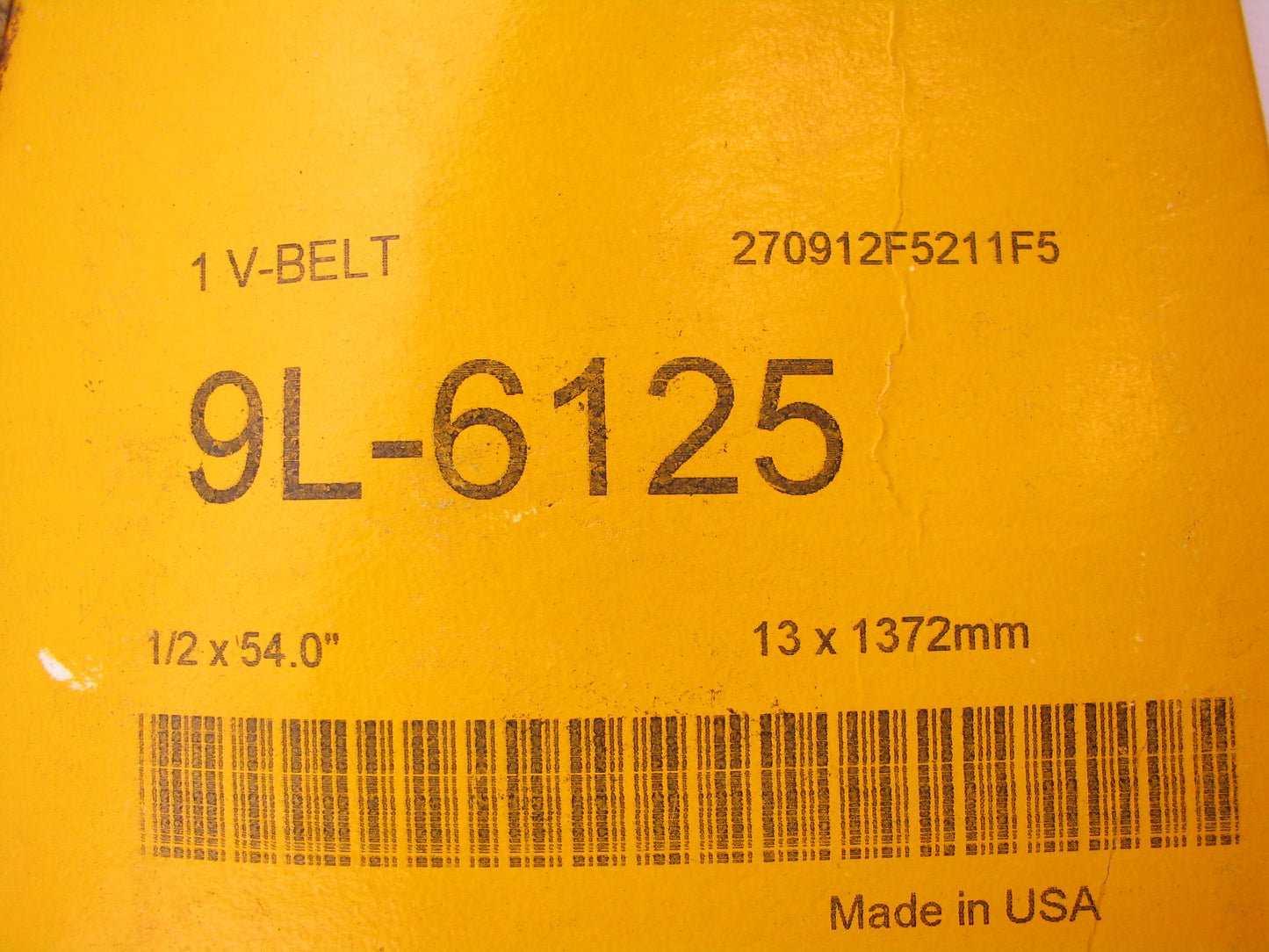 NEW - OEM 9L-6125 Accessory Drive Belt - 0.53'' X 54.25'' For CAT