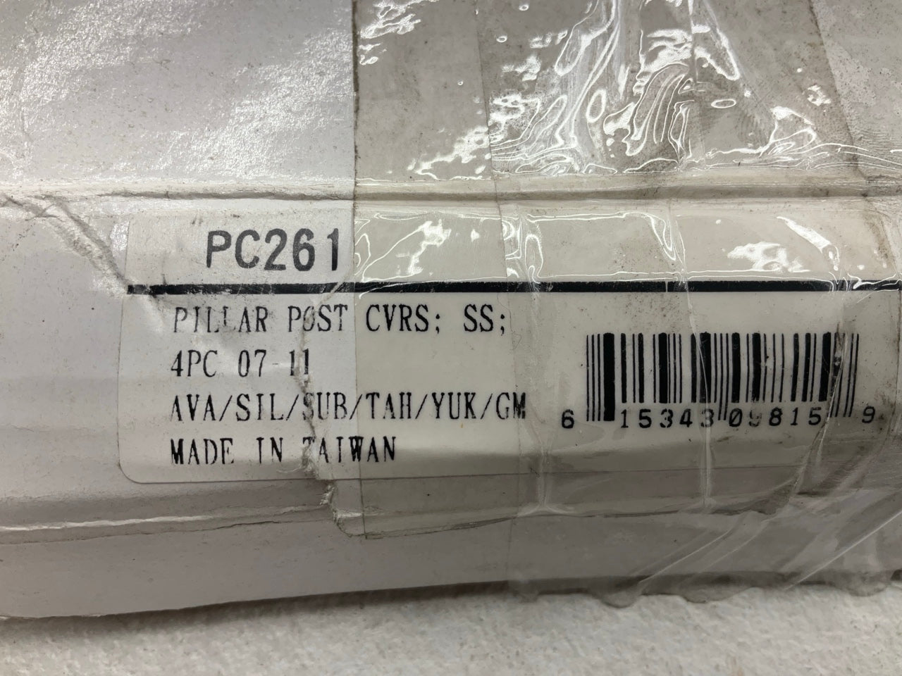 NEW PC261 Pillar Post Stainless Steel 4pc - 2007-2014 Chevy Tahoe/Suburban