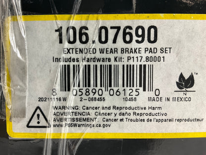Centric 106-07690 Rear Semi-Metallic Disc Brake Pads