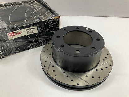 Centric 127.65113L REAR LEFT Slotted & Drilled Brake Rotor For 05-12 F-250 F-350