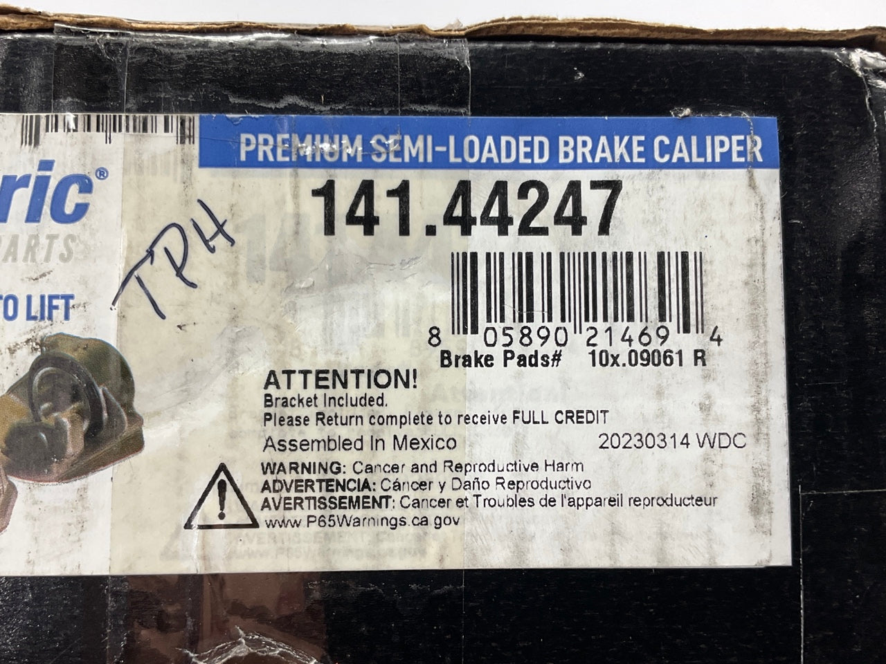 Centric 141.44247 Front Right Disc Brake Caliper For 2005-2015 Toyota Tacoma