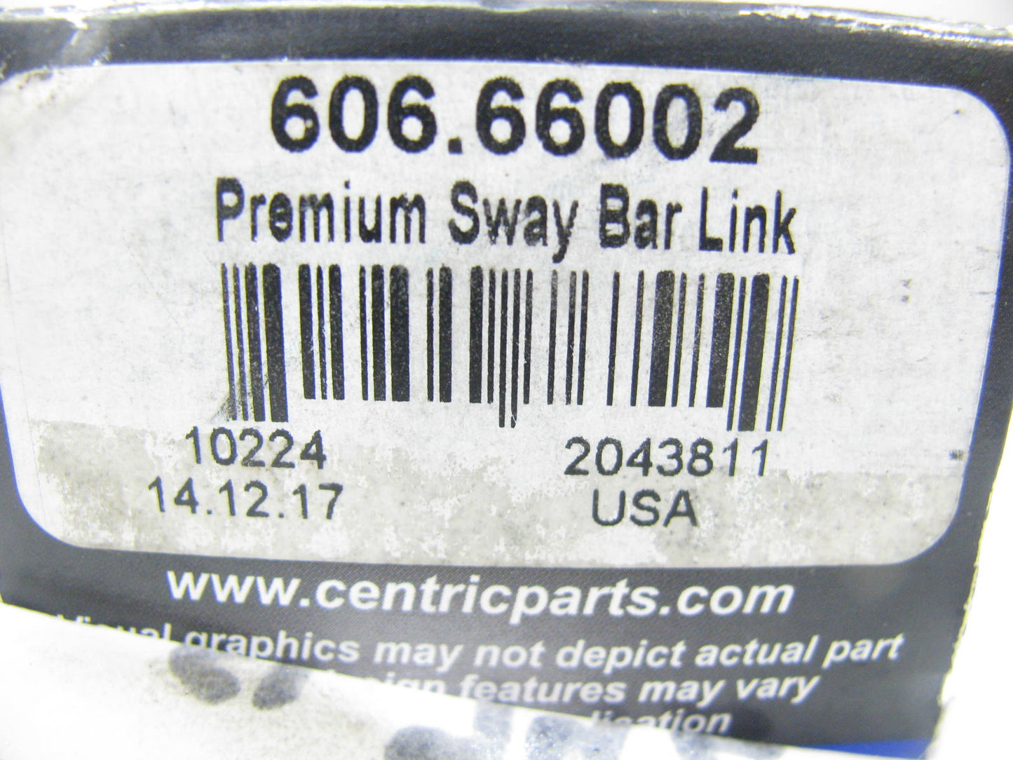 Centric 606.66002 Suspension Stabilizer Sway Bar Link Kit - Front