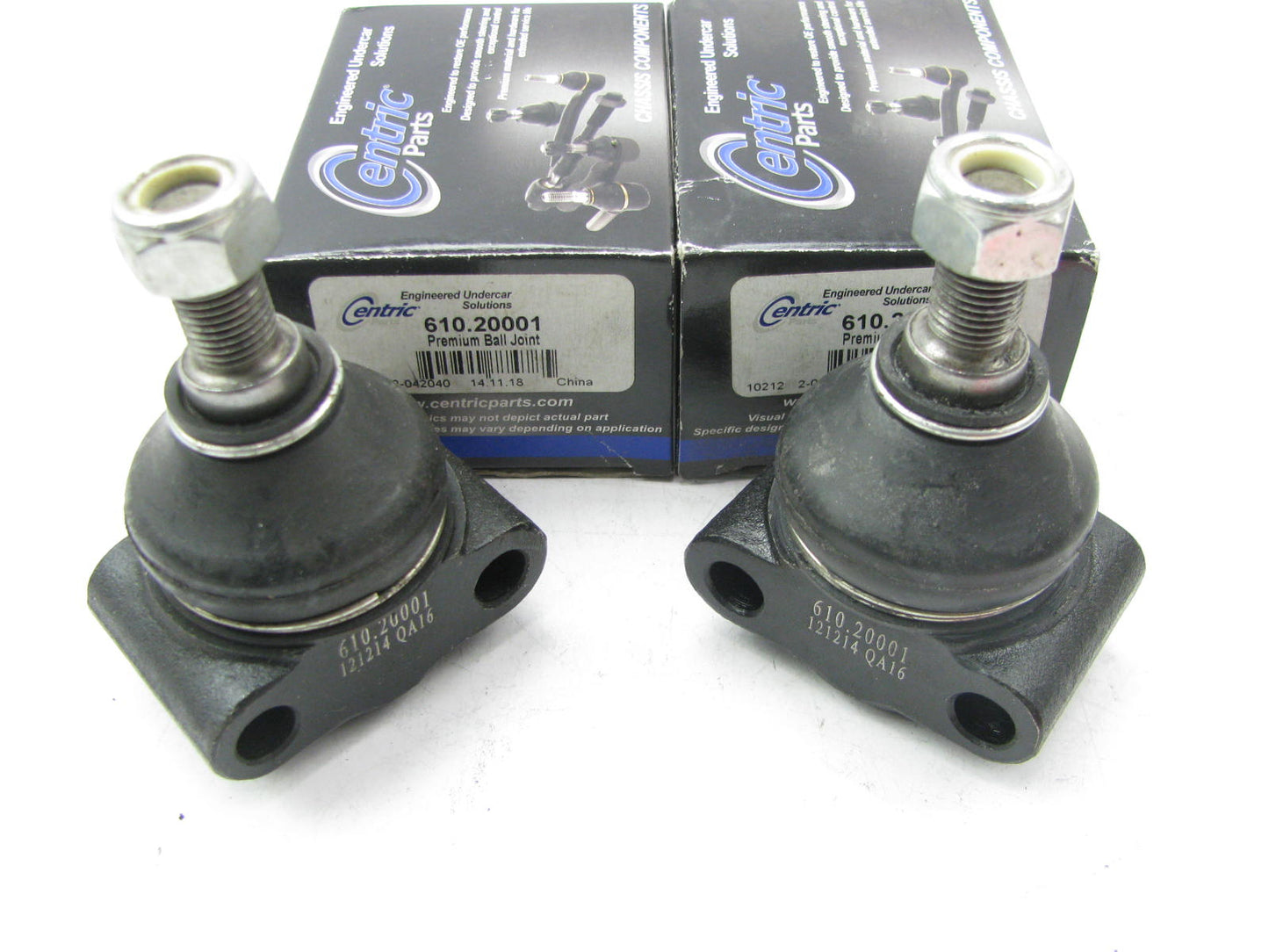 (2) Centric 610.20001 Front Upper Ball Joints