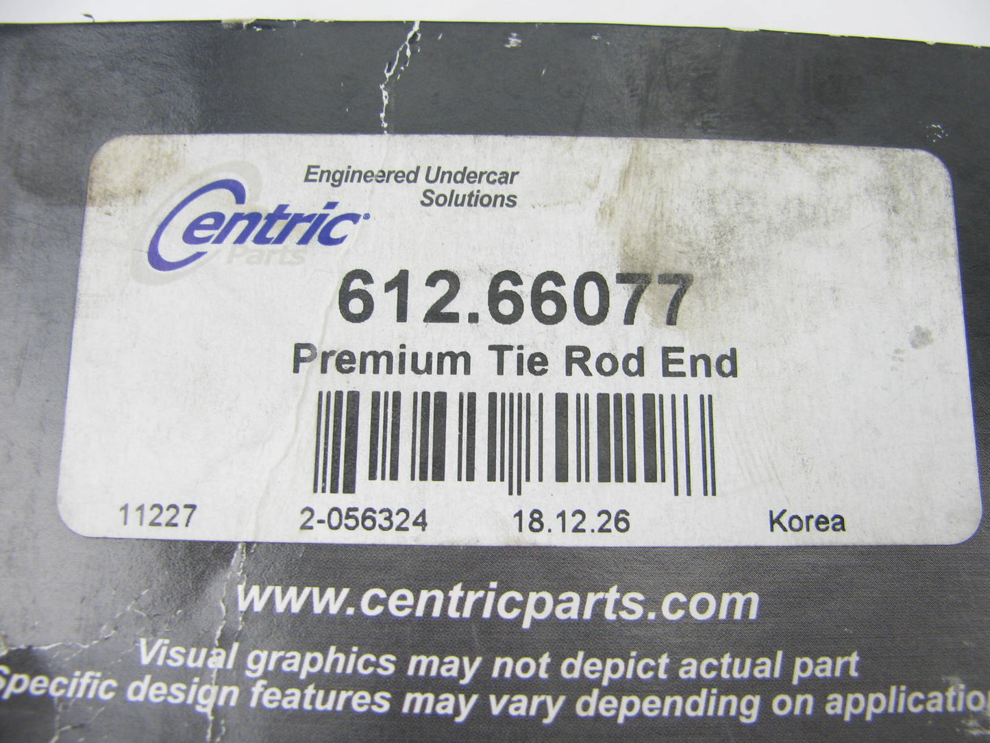 Centric 612-66077 Steering Tie Rod End - Front Outer