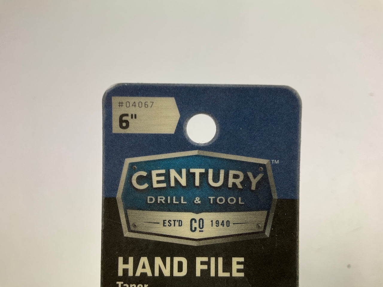 Century Drill & Tool 04067 - 6'' Triangular Single Cut Smooth Slim Hand File