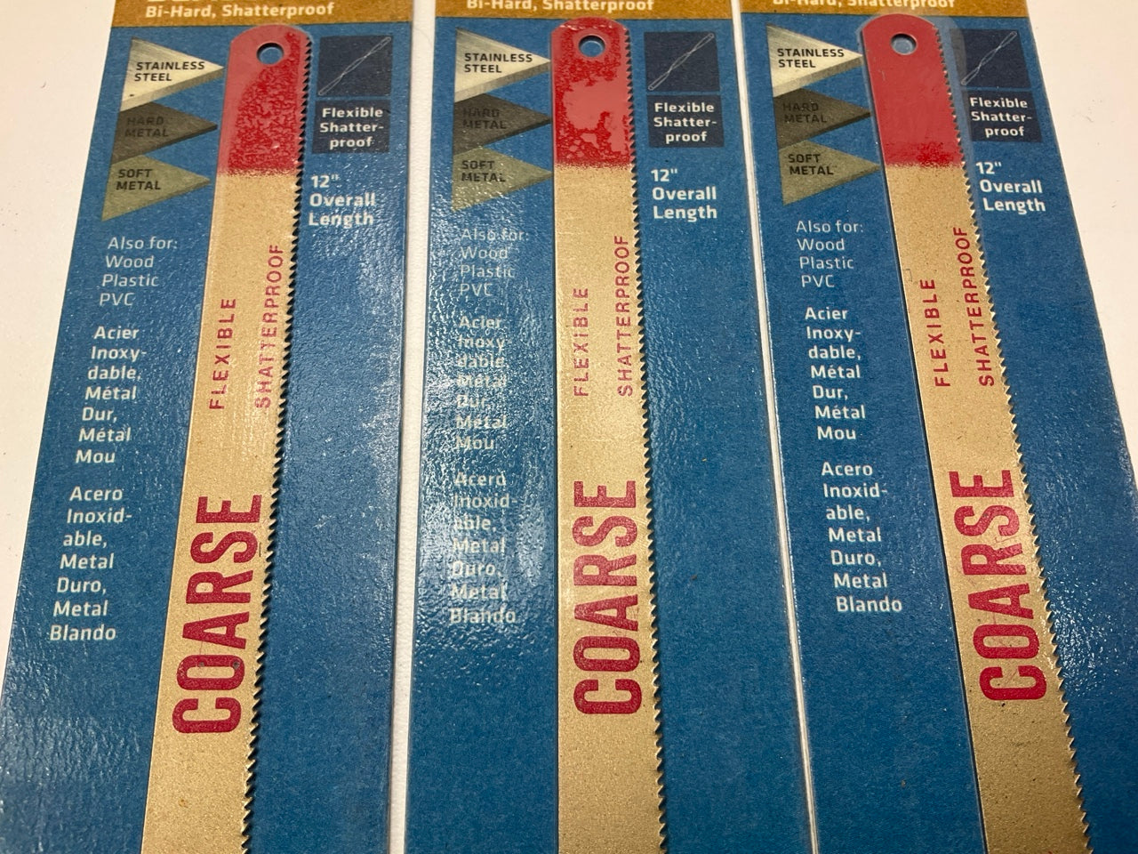 (5) Century 04418 Cobalt Bi-Hard Hacksaw Blade 12 Inch, 18 TPI