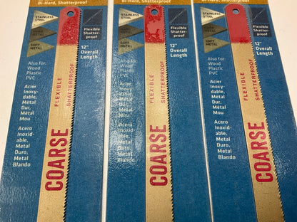 (5) Century 04418 Cobalt Bi-Hard Hacksaw Blade 12 Inch, 18 TPI
