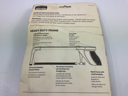 Century 04825 Heavy-Duty Hack Saw Frame W/ Blade