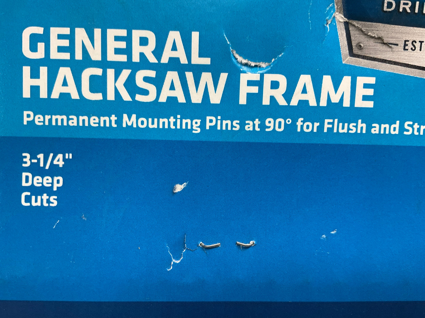 Century 04950 Standard Hacksaw Frame, For 10'' & 12'' Blades