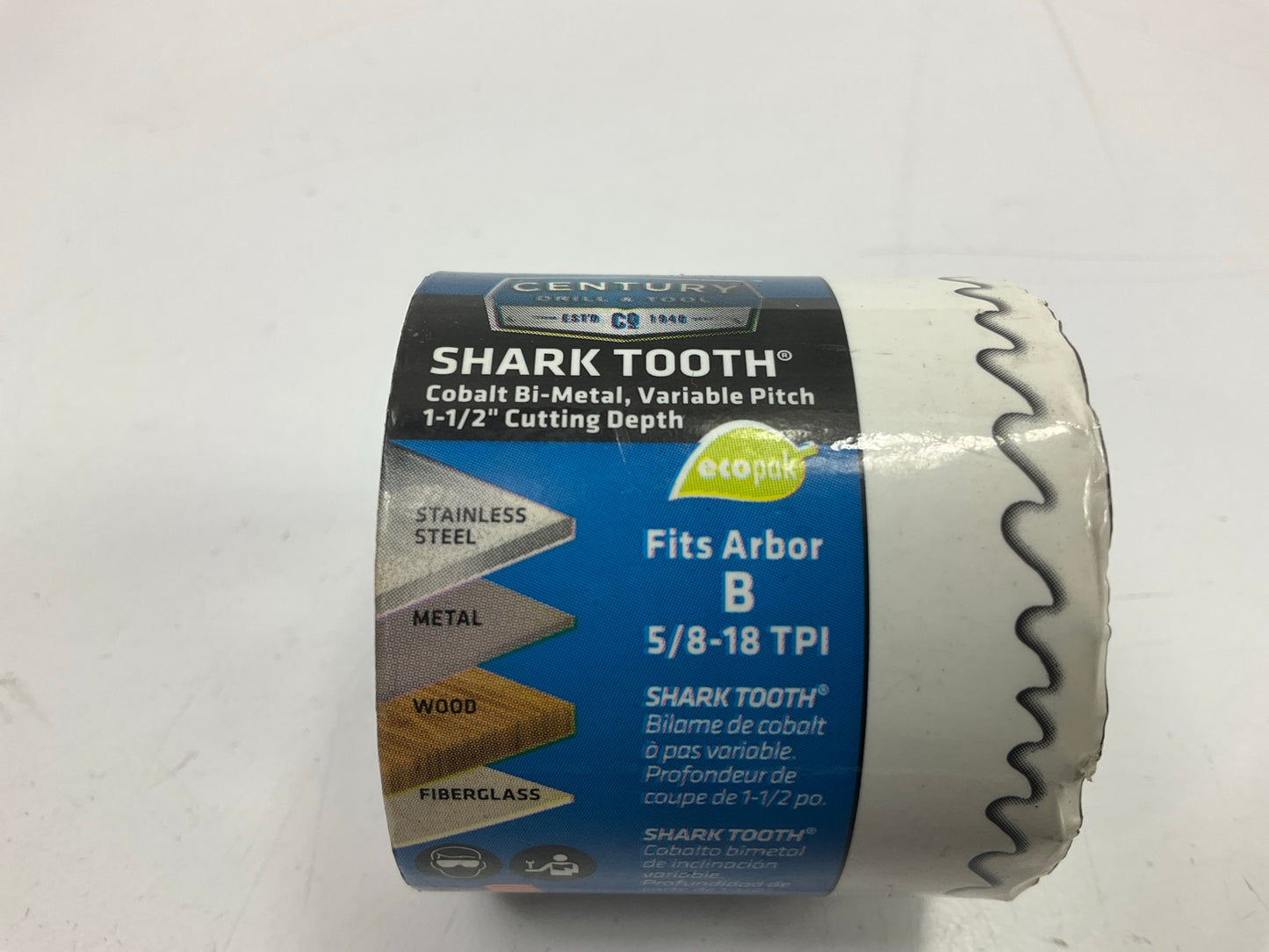 Century 05030 Hole Saw 1-7/8'' Bi-Metal Shark Tooth