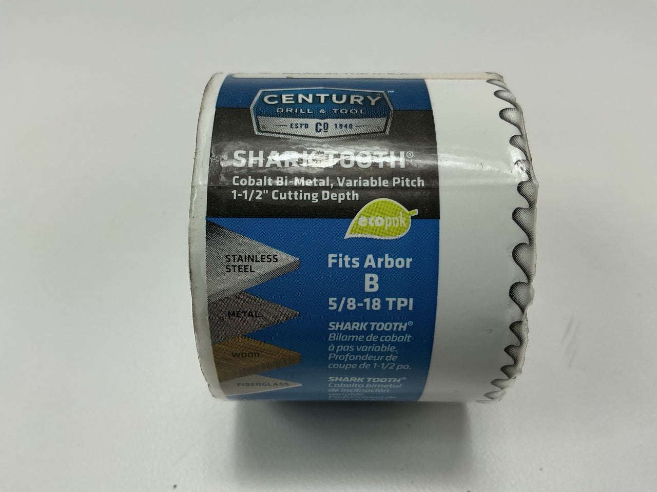 Century 05034 Shark Tooth Bi-Metal Hole Saw, 2-1/8''