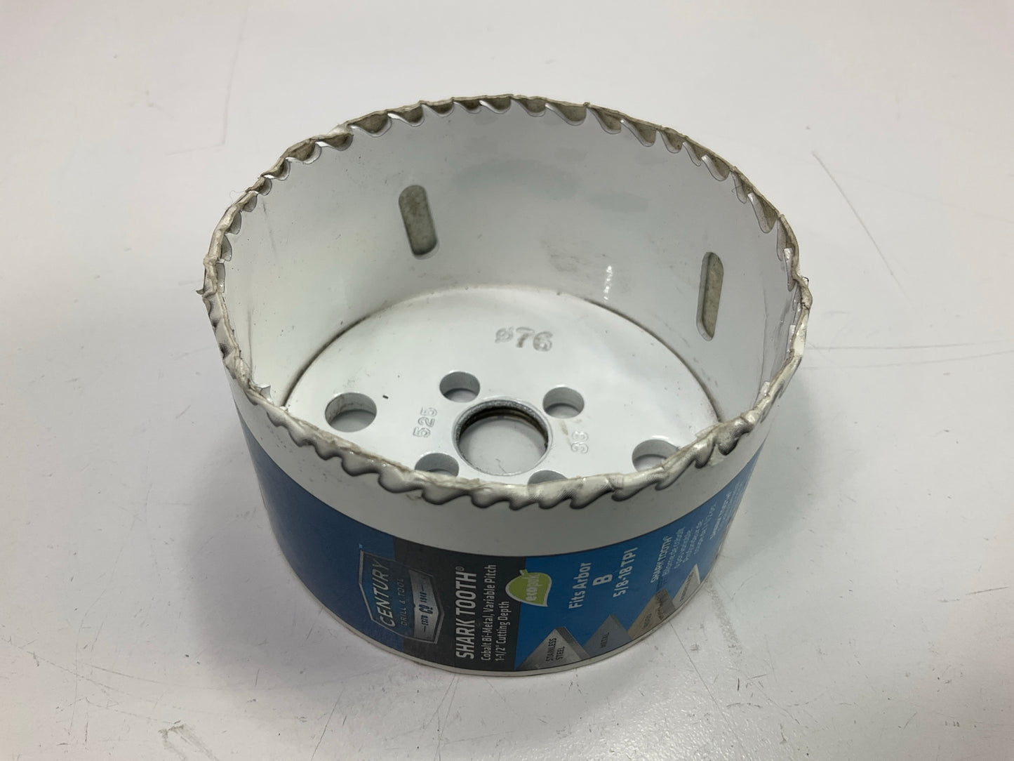 Century 05048 Shark Tooth Bi-Metal Hole Saw, 3''