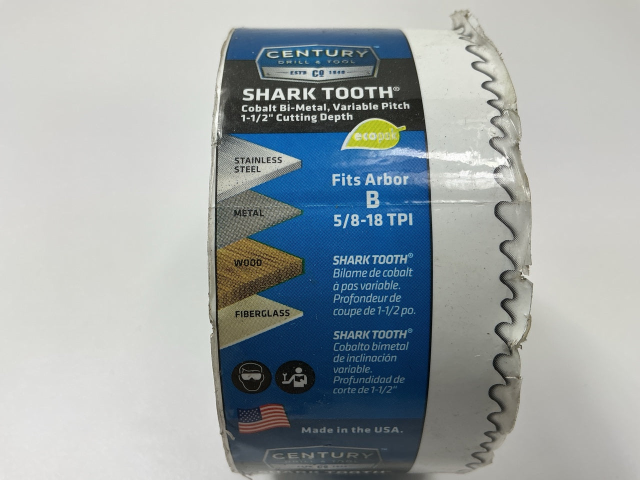 Century 05056 Shark Tooth Bi-Metal Hole Saw, 3-1/2''