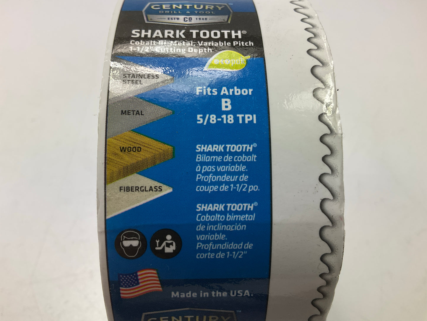Century 05064 Shark Tooth Bi-Metal Hole Saw, 4''