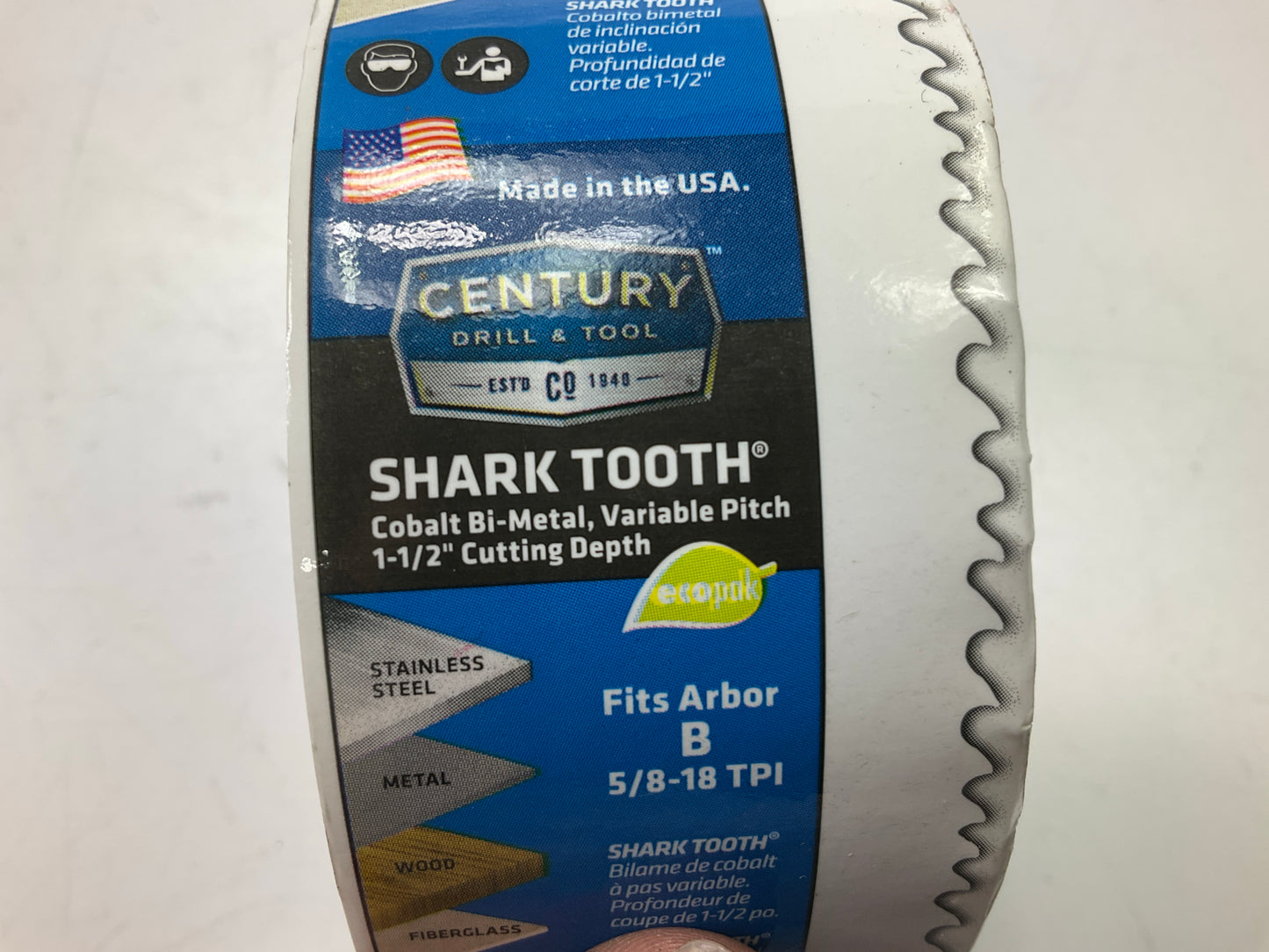 Century 05064 Shark Tooth Bi-Metal Hole Saw, 4''