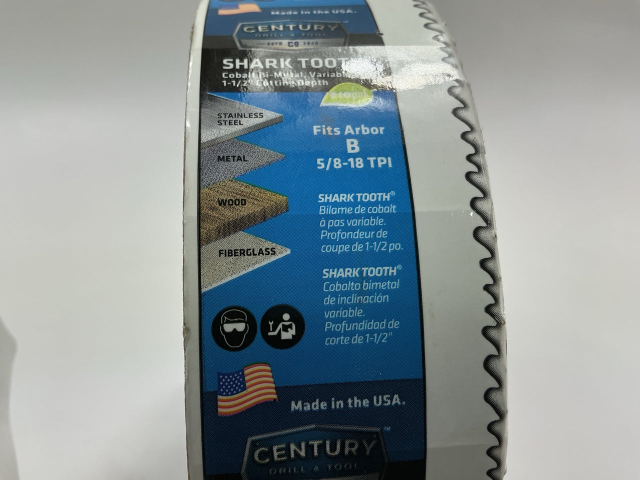 Century 05078 Shark Tooth Bi-Metal Hole Saw, 6''