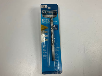 Century 22317 17/64'' High Speed Steel HSS Drill Bit - 118 Degree Point