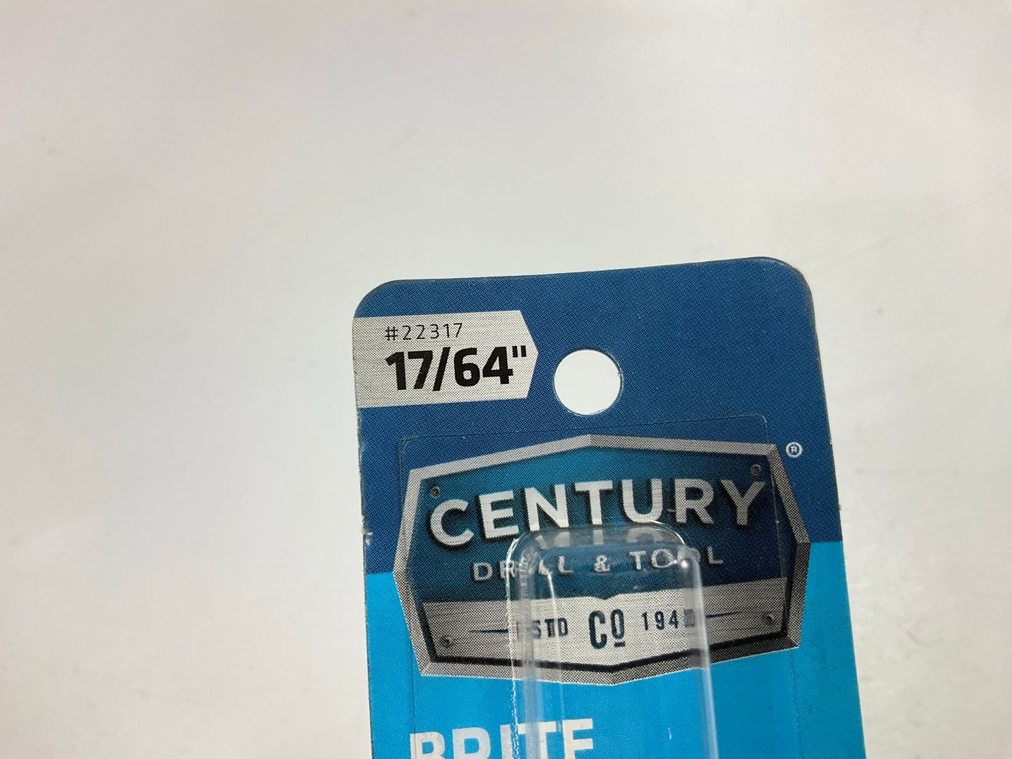 Century 22317 17/64'' High Speed Steel HSS Drill Bit - 118 Degree Point