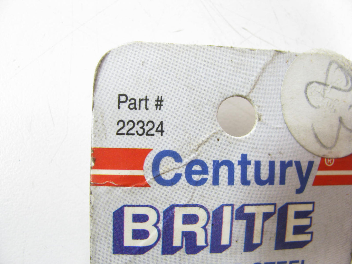 Century 22324 3/8'' High Speed Steel Drill Bit - 118 Degree Point