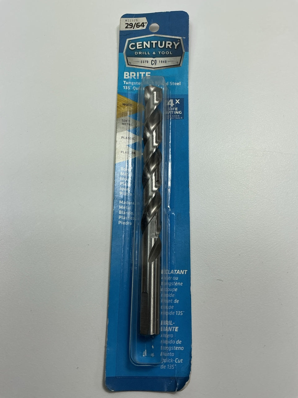Century 22329 29/64'' Brite Drill Bit