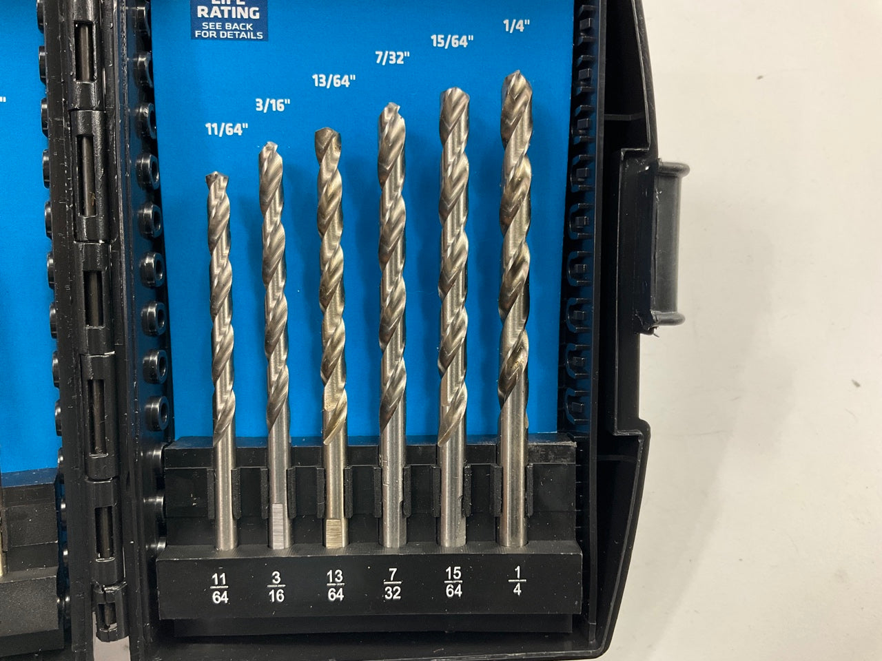 Century 22713 13 Piece Brite Steel Drill Bit Set, 1/16'' Through 1/4''