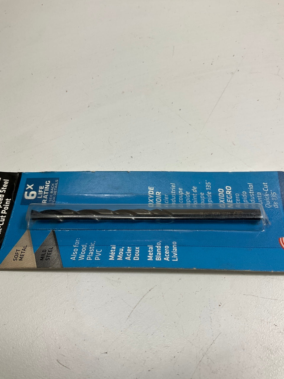 Century 24212 Pro Grade Black Oxide Drill Bit, 3/16