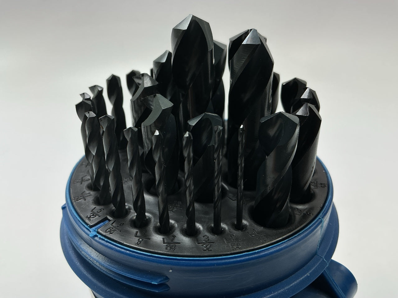Century 24329 29 Piece Pro Grade Black Oxide Drill Pod Set, 1/16'' To 1/2''