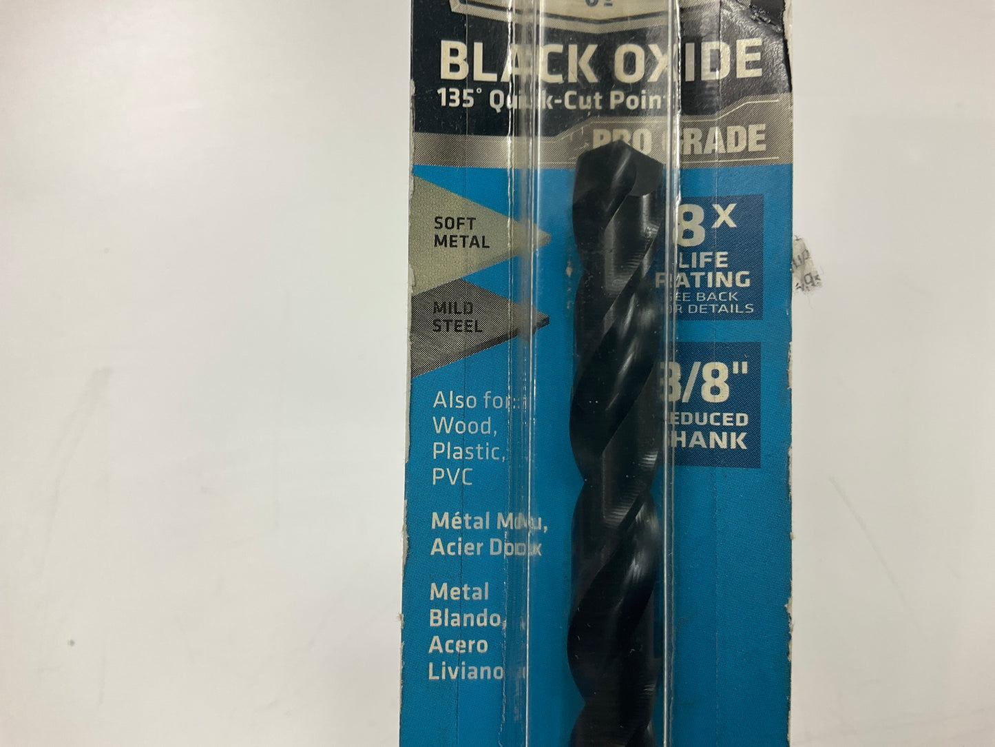 Century 24726 Pro Grade Black Oxide Drill Bit, 15/32''