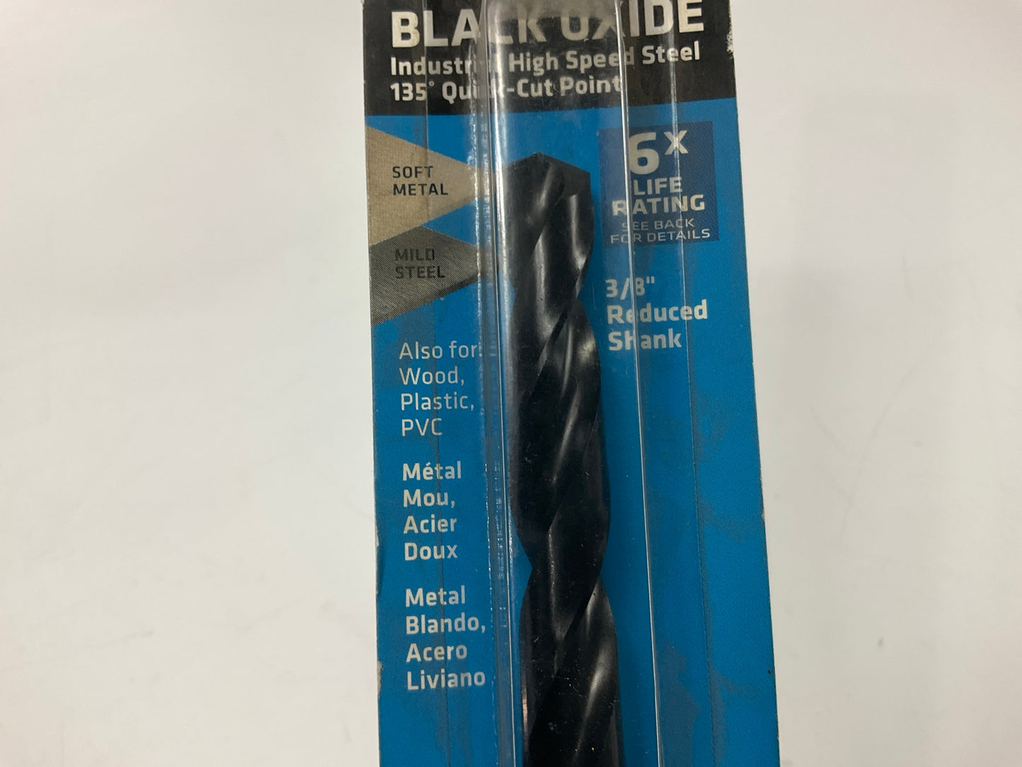 Century 24728 Pro Grade Black Oxide Drill Bit, 7/16'' Reduced Shank