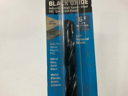 Century 24728 Pro Grade Black Oxide Drill Bit, 7/16'' Reduced Shank