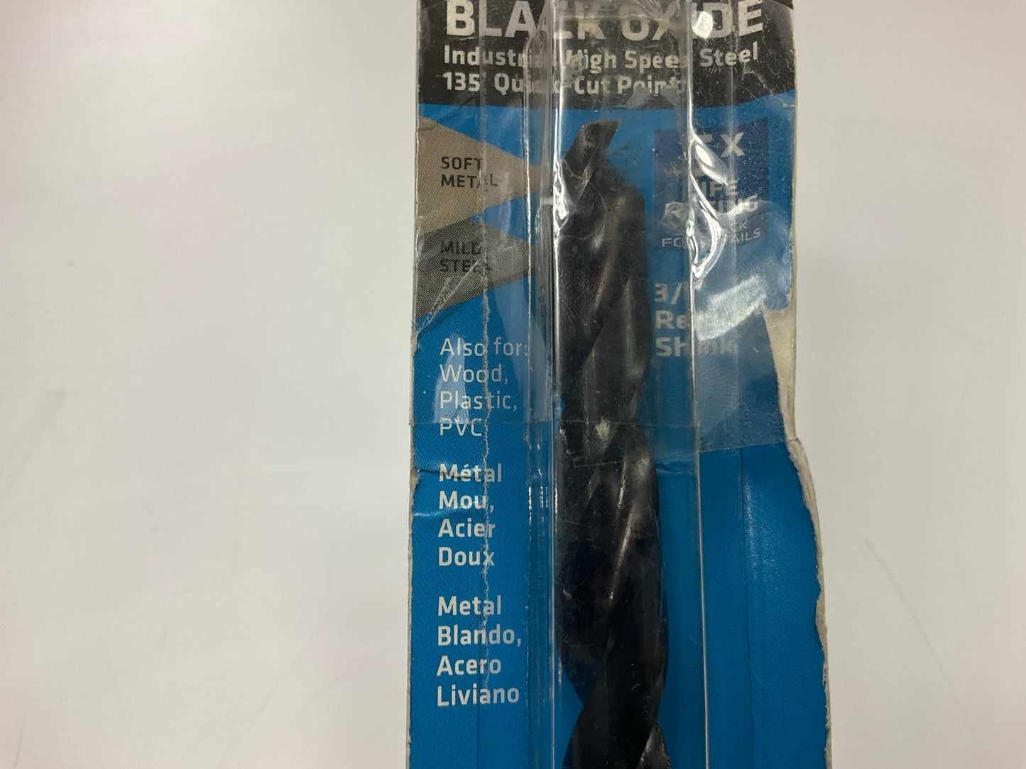 Century 24729 Pro Grade Black Oxide Drill Bit, 29/64'' X 3/8'' Reduced Shank
