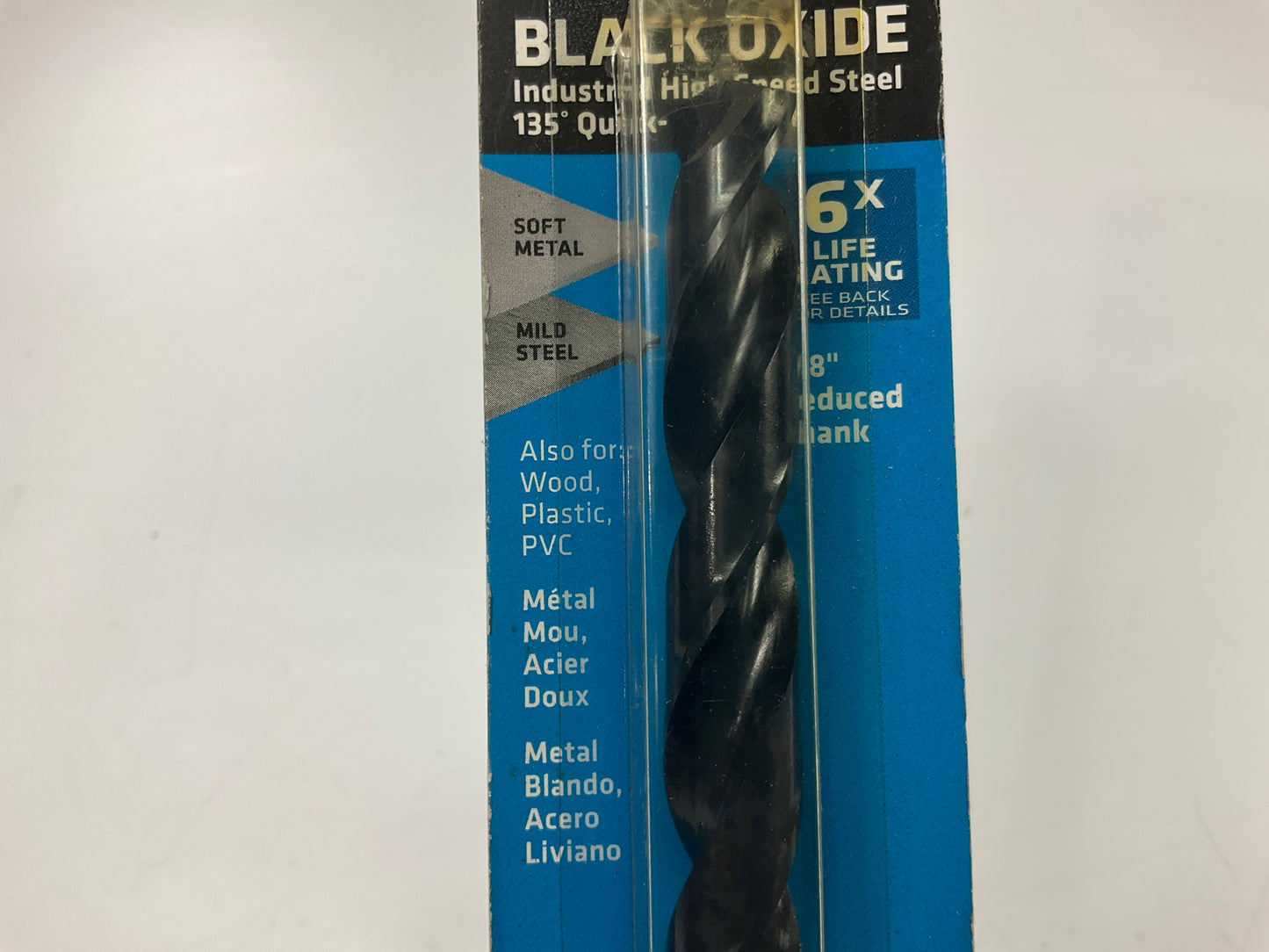 Century 24731 Pro Grade Black Oxide Drill Bit, 31/64'' Reduced Shank