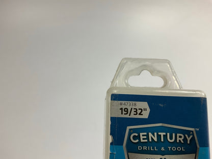 Century 47338 Silver & Deming Reduced Shank Drill Bit, 19/32''