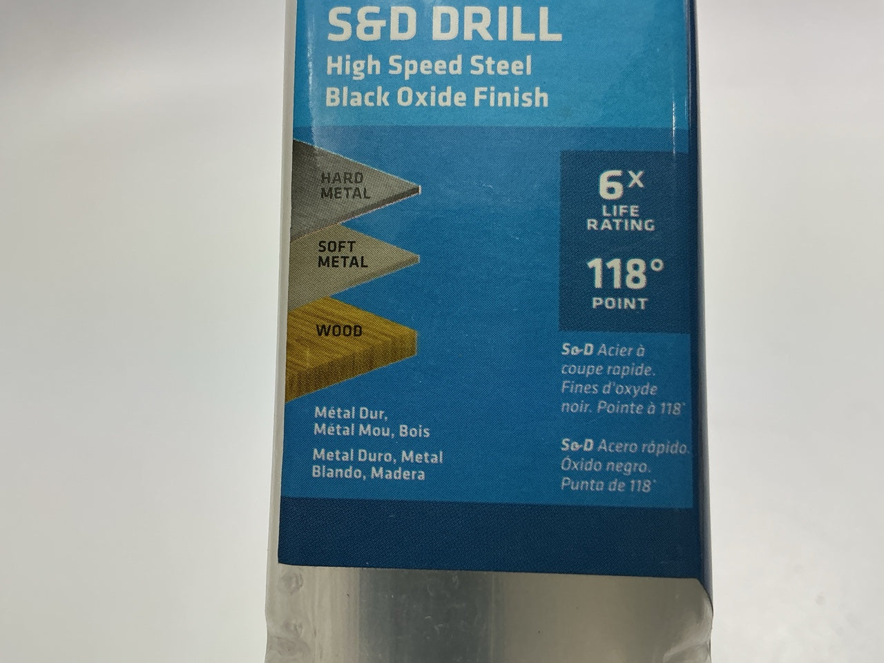 Century 47342 Silver & Deming Reduced Shank Drill Bit, 21/32''