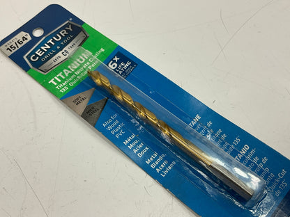 Century 88415 Titanium Drill Bit, 15/64''