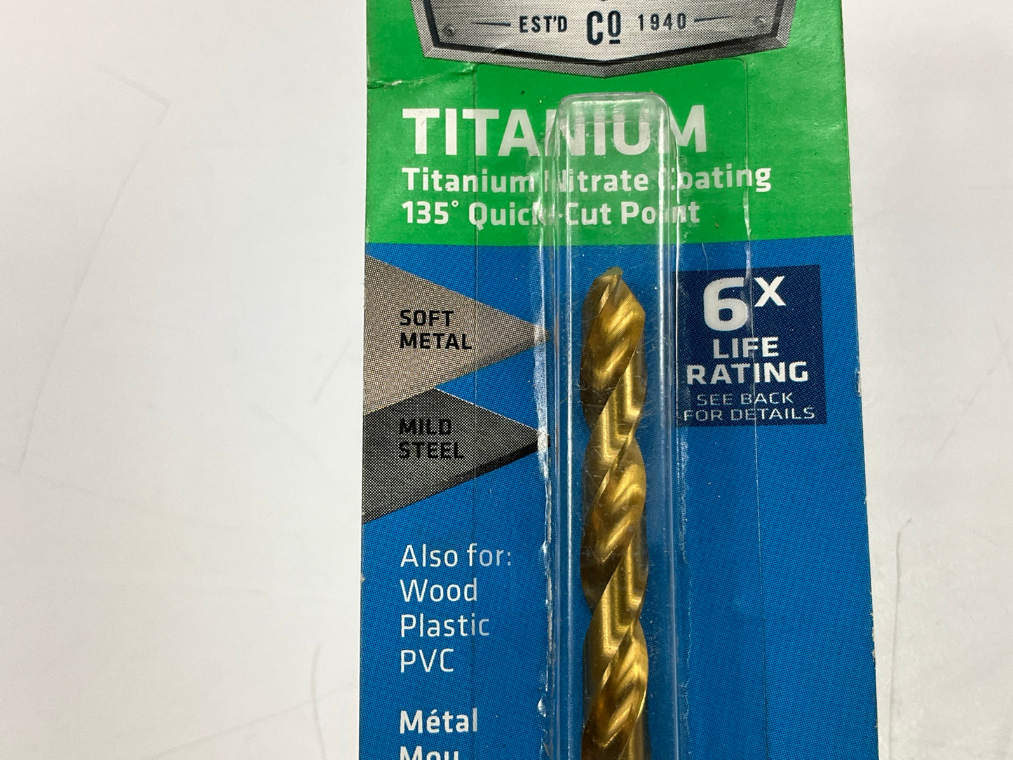 Century 88415 Titanium Drill Bit, 15/64''