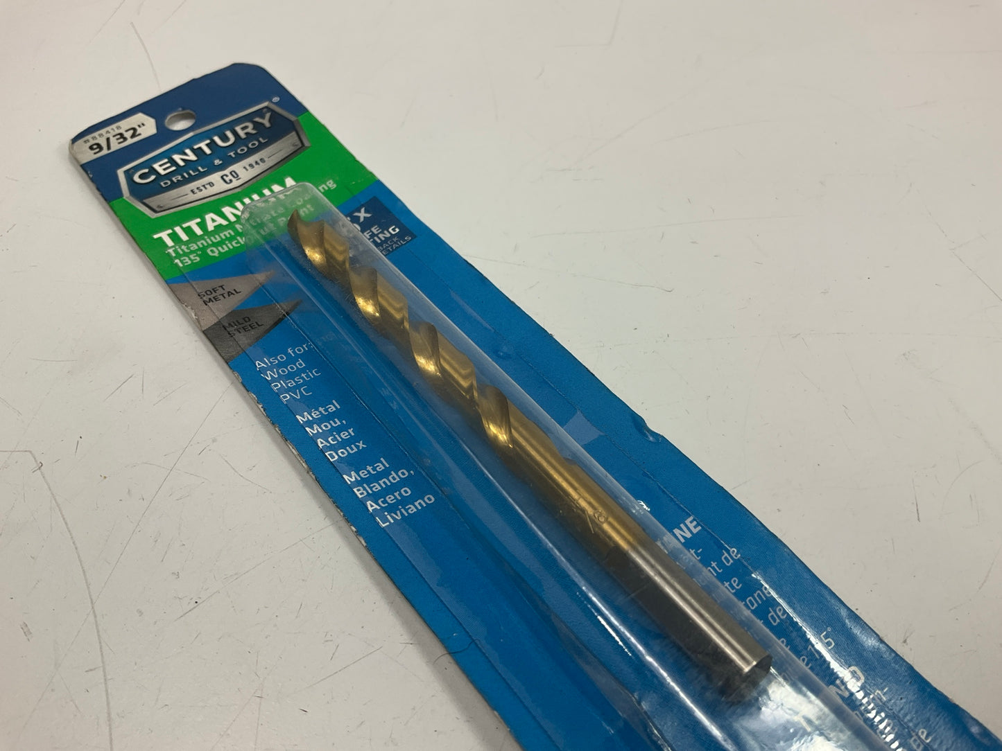 Century 88418 Titanium Drill Bit, 9/32