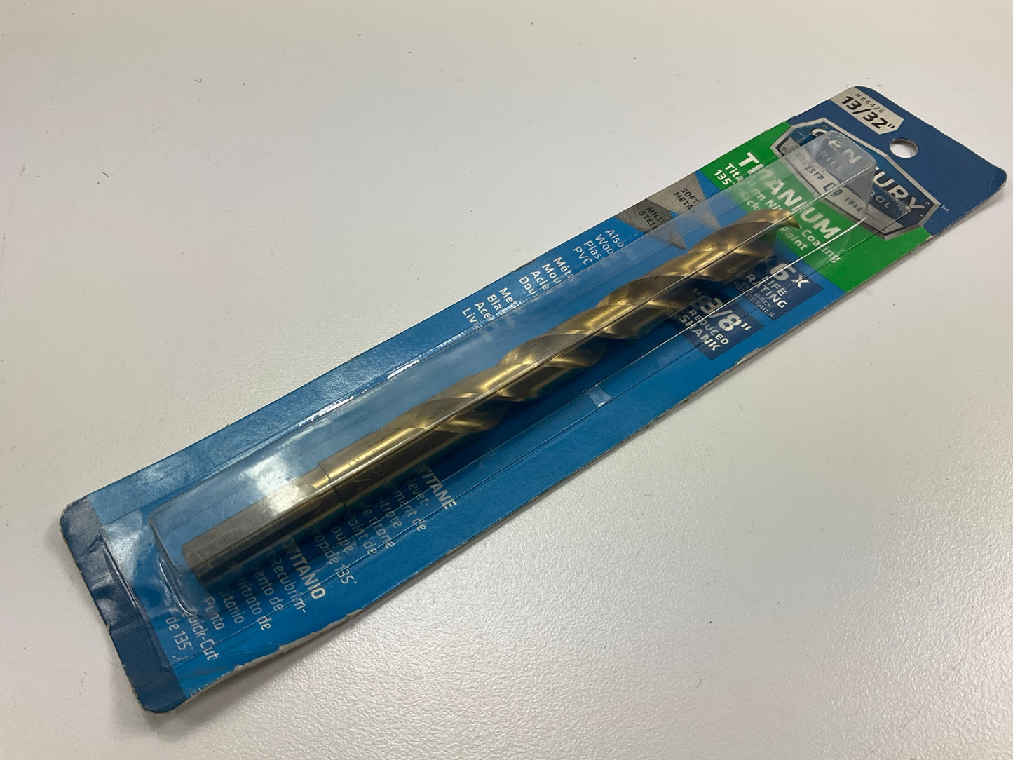 Century 88426 Titanium Drill Bit, 13/32''