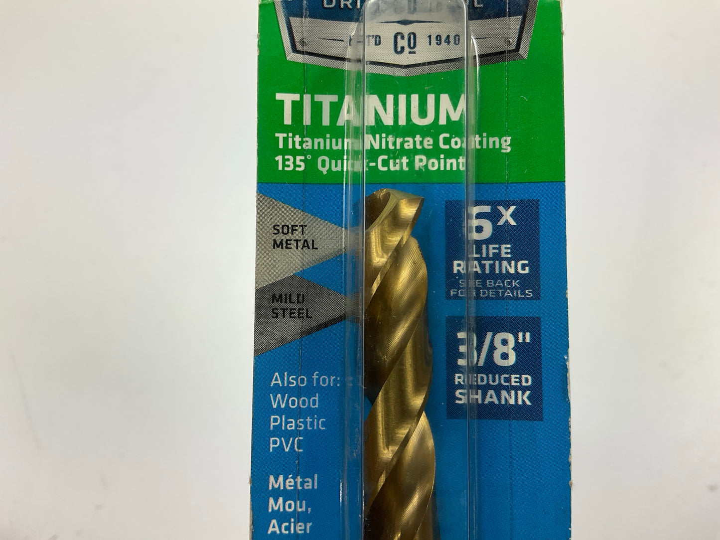 Century 88426 Titanium Drill Bit, 13/32''