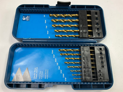 Century 88439 Titanium Drill Bit Set, 13-Piece, 1/16'' To 1/4''