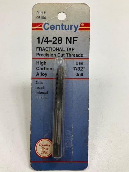 Century 95104 Fine Plug Hand Tap, 1/4-28 NF