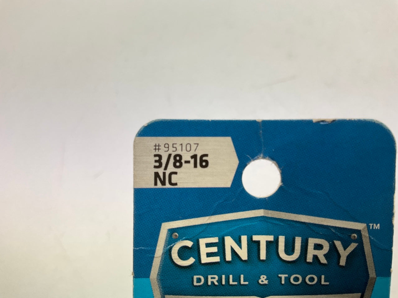 Century 95107 Carbon Steel Plug Tap, 3/8''-17 NC