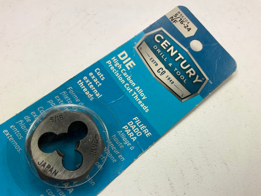 Century 96204 Fine Hexagon Die Tool - 5/16-24 NF