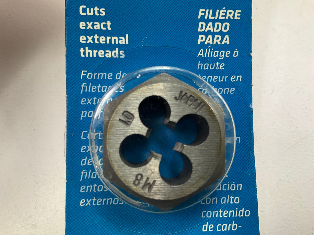 Century 97610 M8x1 Hexagon Metric Die, 8.0 X 1.00 (M8.0x1.00)