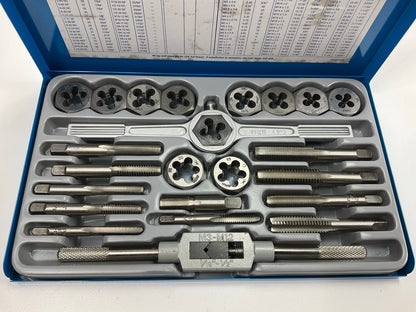 OPENED - Century 98904 24 Piece Hand Threading Tap & Die Set, SAE Fractional